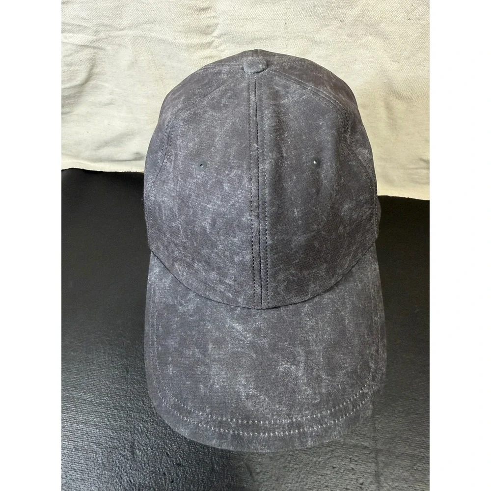 Lululemon Fast‎ and Free Running Hat Unisex OS Gray Acid Wash Adjustable Cap